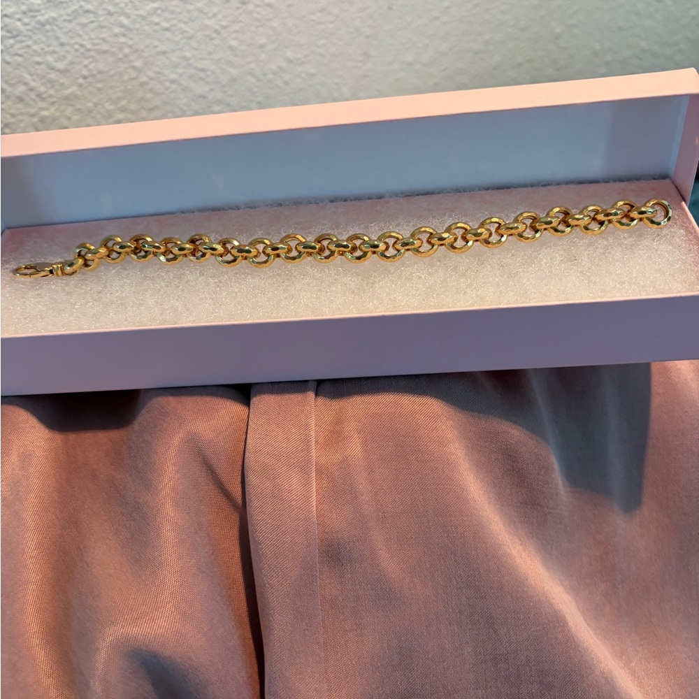 Gold Chain Link Bracelet